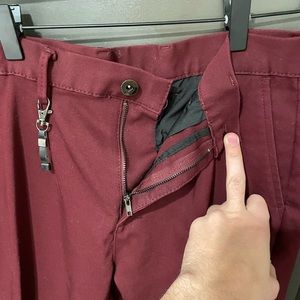 Burgundy Zara Pants W 31
